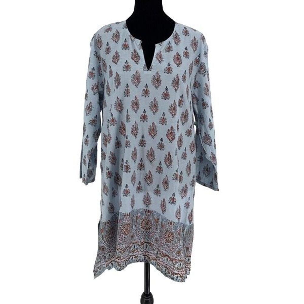 Roller Rabbit Printed Split Neck August Kurta Tun… - image 2